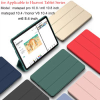 New Case For Huawei Honor V6 10.4 Mediapad 10.4 M6 8.4 m6 Pro 10.8 inch Cover for huawei MatePad Pro 10.8 PU Silicone soft shell