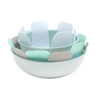 【耐用富林】彩色鍋具保護墊3入組(FIKA+ICE+白色)