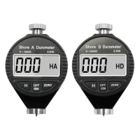 Digital Shore Durometer Sclerometer Rubber Hardness Tester Meter Paragraph Gauge