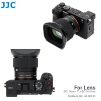 JJC Replaces Sigma LH-582-01 Lens Hood Reversible Lens Hood Compatible with Sigma 56mm F1.4 DC DN Lens