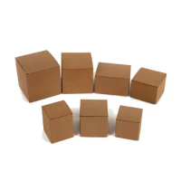 50pcs DIY Kraft Paper Candy Box Wedding Favors Gift Party Supply Birthday Christmas Party gift ideas Packaging boxes