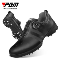 Pgm waterproof sports shoes Men's golf shoes Breathable fitness training golf shoes Men's non slip rotary buckle golf