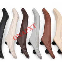 4 PCS Leather Pull Inner Handle For BMW 5 Series F18 F10 Auto Car Passenger Door Armrest Inner Handle Interior Handle Assembly