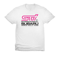 จัดส่ง 24 ชั่วโมง SUBARU IMPREZA 002 WORLD RALLY T SHIRT STI  เสื้อยืด คอกลม แรลลี่ ซูบารุ ผ้า COTTO