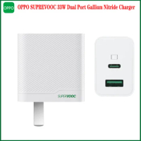 official Original authentic OPPO SUPREVOOC 33W Dual Port Gallium Nitride Charger Provide USB-A and Type-c dual output interface