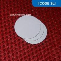 CT 25MM RFID Dia 25mm RFID Tag NFC Tag for asset management with 3M Sticker ISO15693 13.56MHz with I CODE SLI Chip