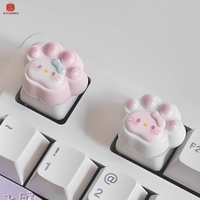 個性 創意 可愛 按鍵凸起貼美甲敲鍵盤輔助打字 打游戲貓爪鍵帽diy[PP0519031]
