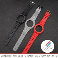 Replacement Watch Strap, Watch Band + Bezel for Casio GA-2100/ GA-2110