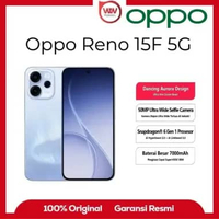 Hp Oppo Reno 15F Ram 12GB Internal 256GB Garansi Resmi Aurora Blue