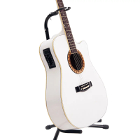 Gitar Semi Akustik Mandalika JW-01 White EQ7545R Fullset