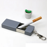 Outdoor Portable Pocket Slide Sealed Key Chain Ashtray Metal Pocket Ashtray Portable Ashtray