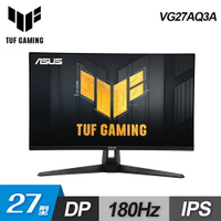 【ASUS 華碩】TUF Gaming VG27AQ3A 180Hz HDR 27型 電競螢幕【三井3C】