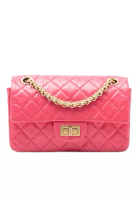 CHANEL 二手香奈兒菱格紋做舊小牛皮復刻版 2.55 單蓋包 224