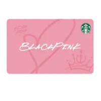STARBUCKS BLACKPINK ON THE GO CARD PINK