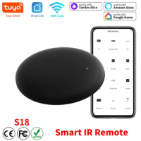 Tuya Smart RF IR Remote Control WiFi Smart Home Infrared Controller for Air Conditioner ALL TV LG TV Support Alexa Google Home