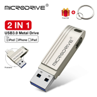 USB 3.0 Flash Drive 2 dalam 1 OTG Pen Drive untuk   Memry Stick Flash Disk 128GB 256G 512G USB3.0 Pendrive penghantaran percuma
