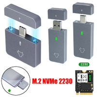 M.2 NVMe 2230 SSD Enclosure M.2 M คีย์ฮาร์ดดิสก์ภายนอกกล่อง USB3.2 Gen2แบบพกพากล่องสำหรับ M2 2230