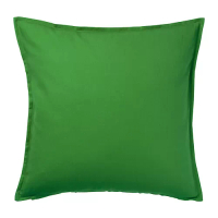 GURLI 靠枕套, 亮綠色, 50x50 公分