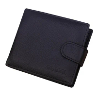 Vintage Cow Leather Men Wallet New Brand Woman Wallet First Layer Cowhide Zipper Short Coin Change Wallet Zipper Man Wallet
