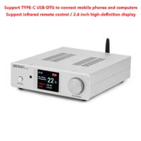 Digital Audio Amplifier TPA3255 Chip 150W*2 Output Power QCC5125 Bluetooth 5.1 HIFI Amplifier Hi-Low Bass Gain Adjustment