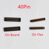 10Pcs LCD Display FPC Flex Connector For Samsung Galaxy A10S A107 A20S A207 G6200 A6S A22 5G Screen Plug On Board 40pin