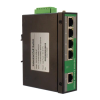 SW100-05-AGB-4P Industrial Switch Network POE Switch 5 Port Ethernet POE Switch Gigabit DIN-rail Mounting Unmanaged