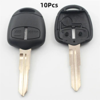 XIEAILI 10Pcs Replacement Case 2Button Transponder Remote Key Shell For Mitsubishi Pajero/Grandis/Outlander Right Blade K607