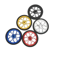 Aceoffix new 80mm 1 pair easywheel for Brompton birdy folding bike accessories easy wheel