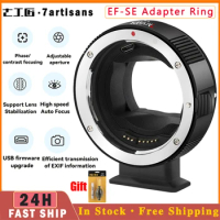7 artisans 7artisans EF-SE Lens Adapter Ring Auto-Focus Lens Converter Ring for Canon EF/EF-S Lens to Sony E-mount Cameras