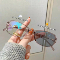Photochromic, Untuk Wanita, Anti Cahaya Biru, Anti Sinaran, Fesyen,   Champagne,          mancing ce