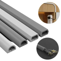 Wire Sleeve, Durable Self-adhesive Wire Protector, Wire Sleeve, Curved, Anti-pressure Wire Protector