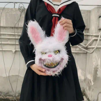 Selling Halloween rabbit masks Bloody rabbit Halloween saints scary funny costumes diy masks