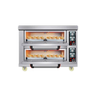 Rebirth 220v Commercial Restaurant Electric China Countertop 12 10 Trays Hot Air Convection Oven for Baking with Steam Functi