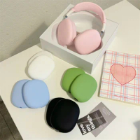 For Airpods Max Earphone Case Candy Color Silicon Protective Cover For Apple Airpods Max Anti-Shockproof Headphone Accessories