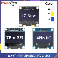 Original 0.96" OLED SPI/IIC I2C white/blue/yellow blue 0.96 inch OLED module 128X64 OLED LCD LED Display Module For ARDUINO