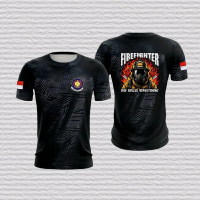 kaos dryfit embose wangki damkar 001 lengan pendek terbaru