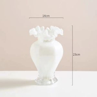 全城热卖 - 中古芬頓琉璃花瓶水養插花玻璃花器客廳餐桌玄關裝飾復古輕奢擺件