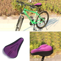 Bike Saddle Silica Gel Cycling Seat Mat Bicycle Saddle Comfortable Cushion Soft Seat Cover Bike Soft Seat Cover Bicycle Parts