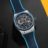 DISKON JAM TANGAN PRIA AUTOMATIC BELLEDA 9568 RUBBER ORIGINAL ANTI AIR Watches