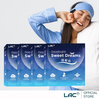 【LAC利維喜】4入組 優眠粉14包-橘子口味(洋甘菊/鈣/鎂/GABA/磷脂醯絲胺酸/奶素)