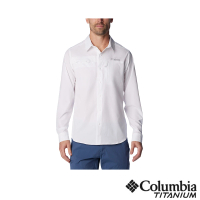 【Columbia 哥倫比亞】男款-鈦 Summit Valley™超防曬UPF50快排長袖襯衫-白色(UAE51640WT/IS)