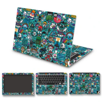 DIY Four Sides Laptop Sticker Laptop Skin 12/13/14/15/17-inch for MacBook/HP/Acer/Dell/ASUS/Lenovo Art Decal Laptop Decoration