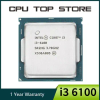 Used Intel Core i3 6100 3.7GHz 3M Cache Dual-Core 51W CPU Processor SR2HG LGA 1151