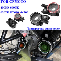 Suitable for CFMOTO 400NK 650NK 650TR MT650 clx700 Motorcycle tuning accessories Clear water pump cover