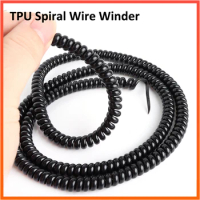 1M TPU Winding Protection Line Cable Spiral Wire Winder Organizer for Ninebot Dualtron Kugoo Zero 8 10 M365 Electronic Scootor