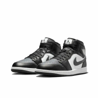 【NIKE 耐吉】Air Jordan1 Mid 黑白 AJ1 透氣 中筒 一代 喬丹 運動(DQ8426-010)