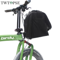 TWTOPSE Bike Bicycle Front Carrier Block Adapter For Birdy 2 3 P40 Classic Folding Bike Bag Basket Bracket Rack Aluminum Alloy