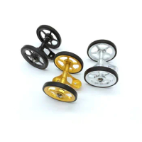 Litepro Folding Bike Easy Wheel For Brompton Mudguard Wheel Rear Fender Wheel Black-Silver-Gold