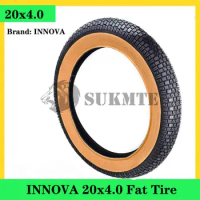 INNOVA 20x4.0 Fat Tire Bike Tire Green MTB Bicycle Tyre Beach Bicycle Tire 20*4.0 City Fat Tyres Snow Mountain Bike Accessory