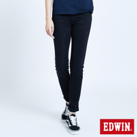 EDWIN 迦績EJ2棉小直筒牛仔褲-女-黑色